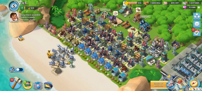 [Code A123] [Android/IOS] Level 69 + 11k Diamond / QG 25 / Very Cheap