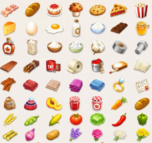 500x Random Food