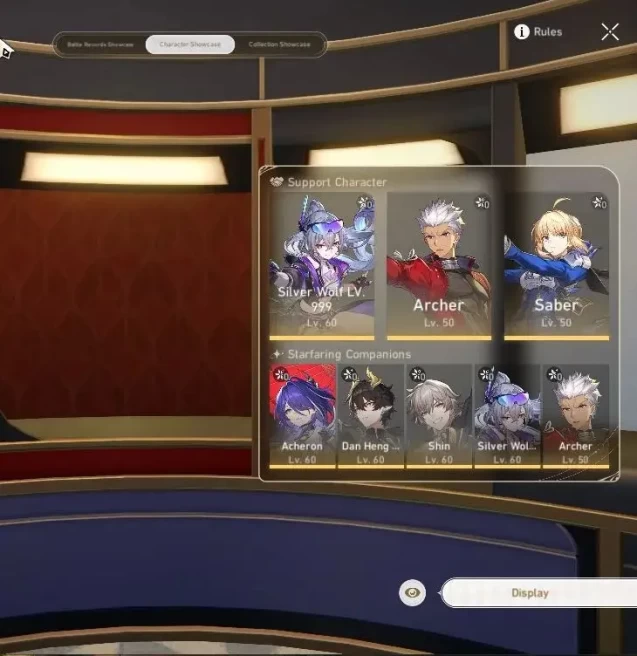 Asia|TL 50|9,7K SJ|Free Honkai Impact|10 Limited|SW 999+Sign,Acheron,Evanescia,Saber,Jingliu,Huohuo,Fu Xuan,Archer|SS(HSR6939)