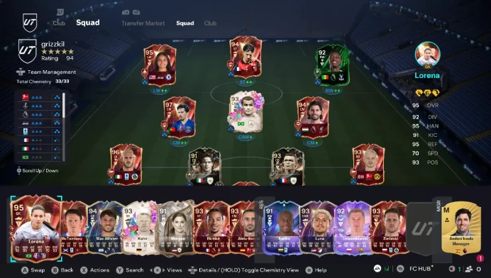 FC26 STEAM Vitinha97,Dimarco96,Thompson95,Kobel95,Szoboszlai94,McTominay94+10.9kk coins