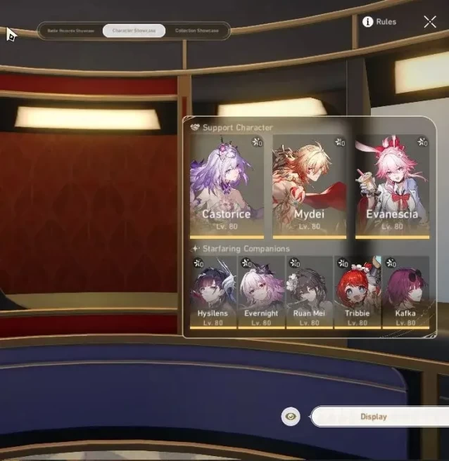 Asia|TL 68|Free GI Endgame|17 Limited|[Mydei,Casto]+Sign,Evanescia,Tribbie,Hysilens,Kafka,Sparkle,Huohuo,Etc|CheckSS(HSR6940)