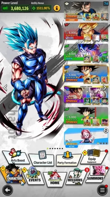 Starter|115M Total Power|LV 147|1LR+1UL+5LL|SSRS(GokuBlack),SS(Goku RED),|Android|(DBL1050)