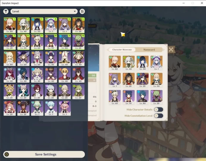 ASIA|AR50|3 Limited + 0 [5 Star's Weapon]Kazuha,Yelan,Nahida|MC Female|Take Email|Check SS(GI2736)