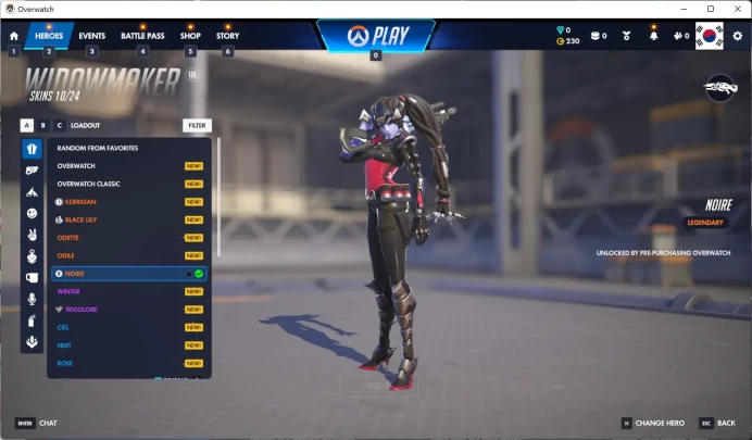 NOIRE /  3 Gold Weapons / Full Mail Access / see the picture / Please Read Description / Adali