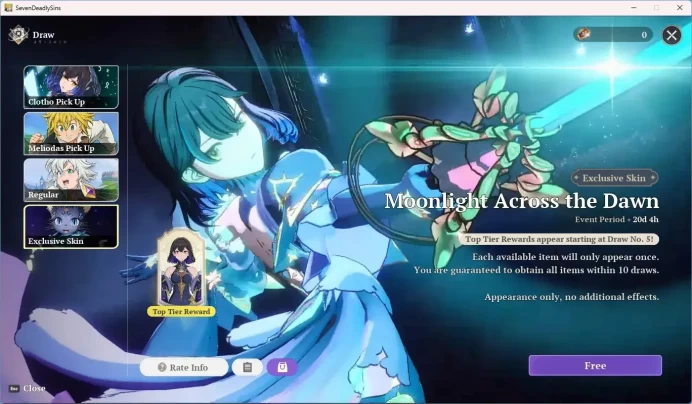 EUROPE|Fresh Starter Lvl 2|2 SSR|Clotho,Guila&5SR| Act 1 Story|Free 1 Token SSR|Log Netmarble|SDO045B