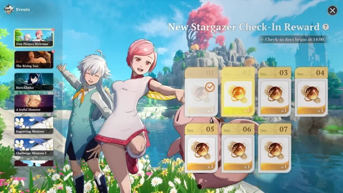 EU|Fresh Starter Lvl 2|3 SSR|Clotho,Guila,Diane&5SR|Act 1 Story|Free 1 Token SSR|Log Netmarble|SDO044B