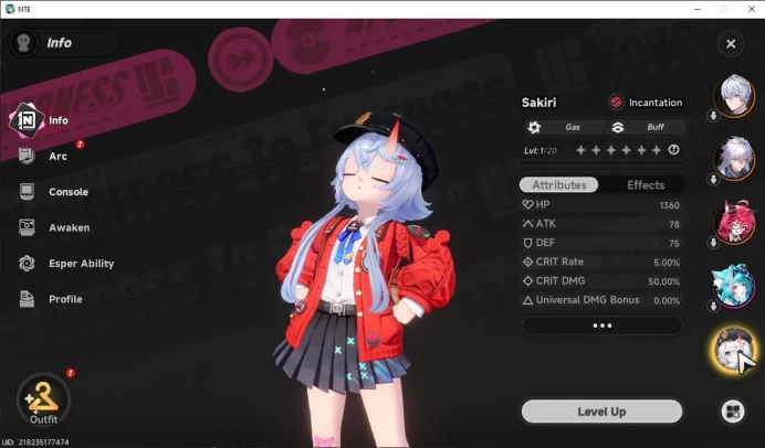 GLOBAL SEA|HL 5| 3 SSR [Nanally,Sakiri,Baicang] +S-Class Char Box +Livery|5 SR|Selector 45/50|Glider|Male MC|Log Email|(NTE959)