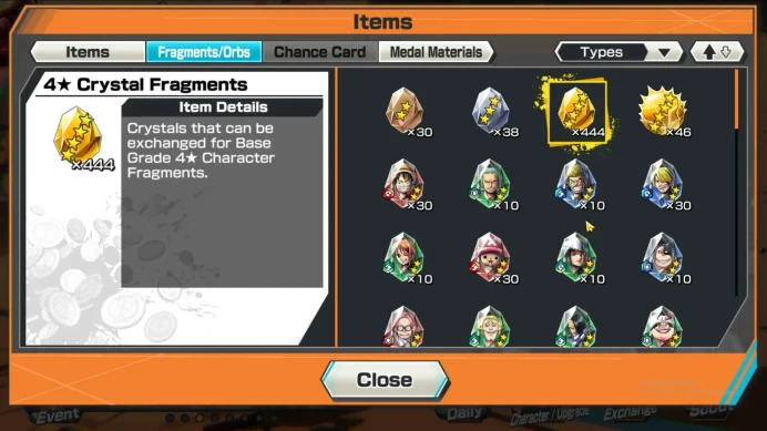 GLOBAL|GF 444|4Ex|St Nusjuro,TS Kaido,MD Garp,MD Tech,King, Etc.|PR 2|Check SS|OPBR345B