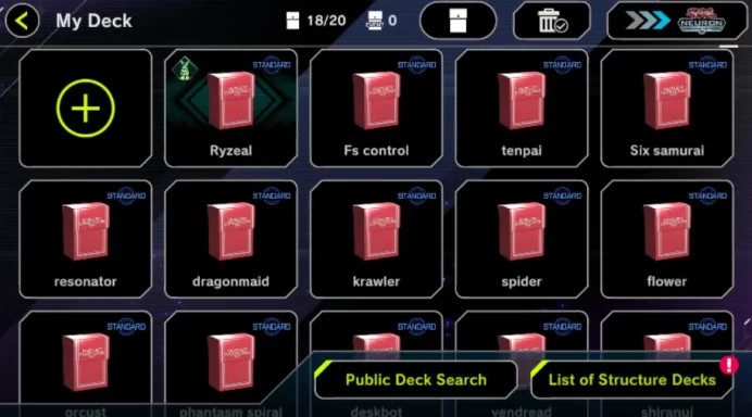 Lv 18 | 18 Deck| Ryzeal, Tenpai, Fiendsmith, Six Samurai, and Etc|Ranked Available|Konami|CE ON|Check SS(YMD802)