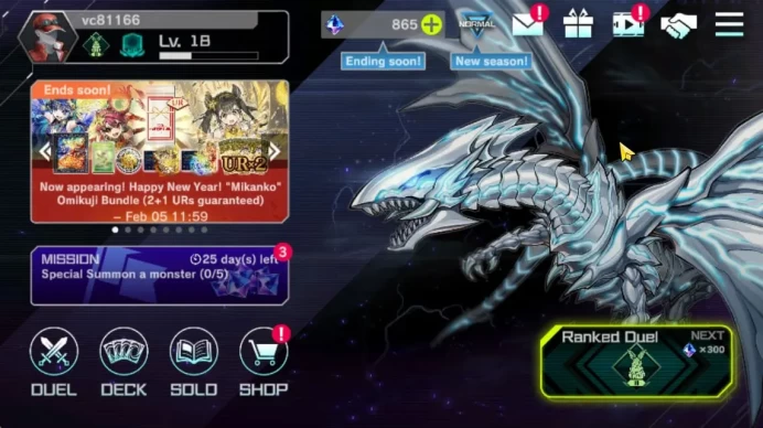 Lv 18 | 19 Deck| FS Control, Odion, Yummy, Dracotail, Dragonmaid, Resonators,Etc|Ranked Available|Konami|CE ON|Check SS(YMD882)