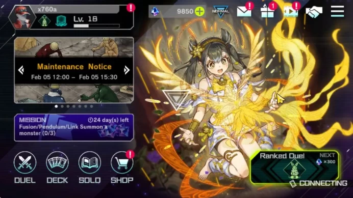 Lv 18 | 10 Deck standard|9K Gem |Synchro Of Unity,Power of dragon,Etc|Ranked Available|Konami|CE ON|Check SS(YMD888)