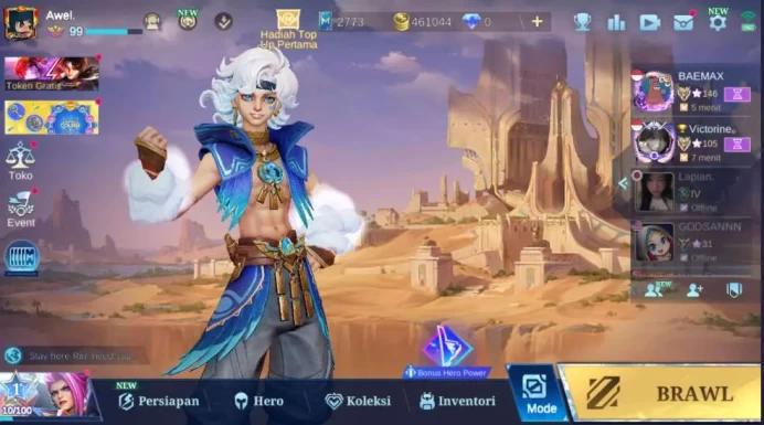 Hero 128 | Skin 326 | Legend Franco, Collector Yi SunShin+Ling, KOF Guinevere+Aurora, Sanrio Cloude+Florin ML1004B