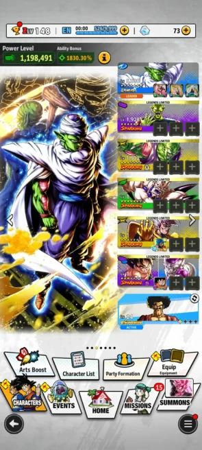 ANDROID+IOS- LR Piccolo Full+ Some Legends Limited+ Have Team (D195)