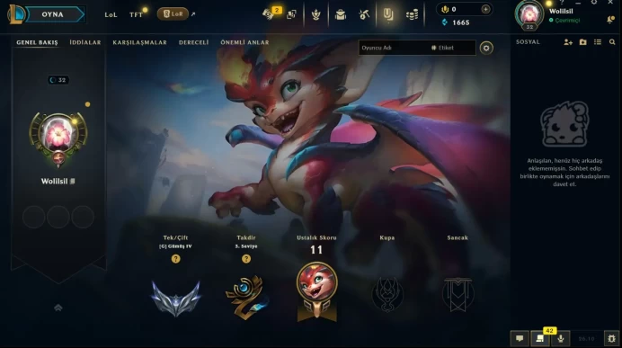 S16 Euw SPLİT 2! Silver 4 - 1 Win 0 Lose - Ranked Ready - Unverified Email