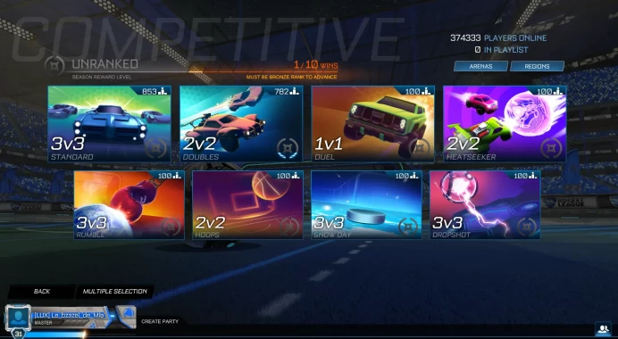 ROCKET LEAGUE PC(epic games) ACCOUNT- RANKED READY.