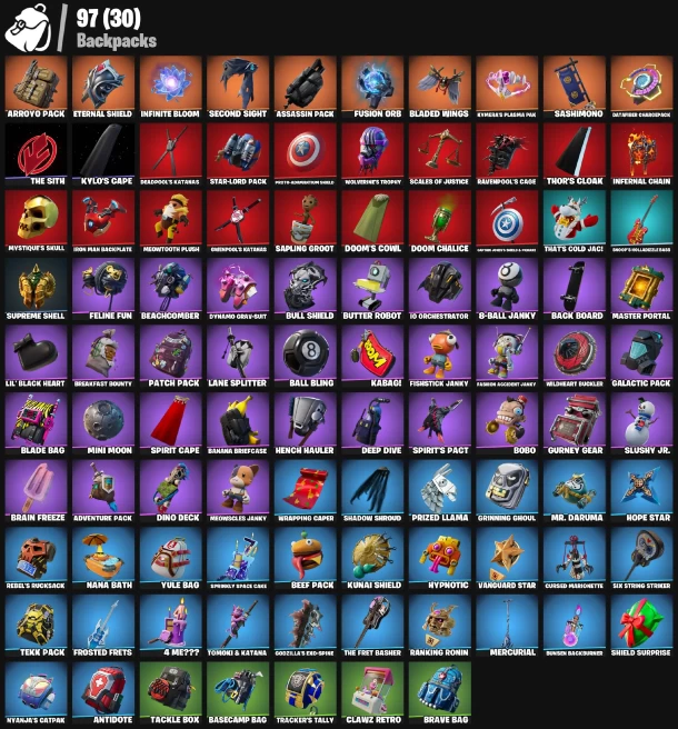67 skins | Grind | Clutch | Dante | Joey | Eternal Knight | Shogun | Fade | Musha | Gear Specialist Maya | Kymera | Fusion | John Wick | 150 VB