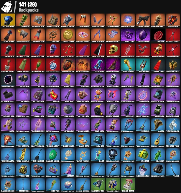 97 skins | Gold Brutus | Gold Midas | Tart Tycoon | Trilogy | Joey | Vendetta | Cuddle Team Leader | Eternal Knight | Ultima Knight | Luxe | 250