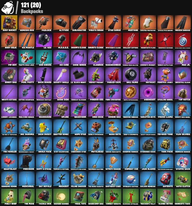 90 skins | Calamity | Valeria | The Ice King | Carbide | Omegarok | Spectra Knight | The Prisoner | Peter Griffin | Drift | Moisty Merman | Lynx