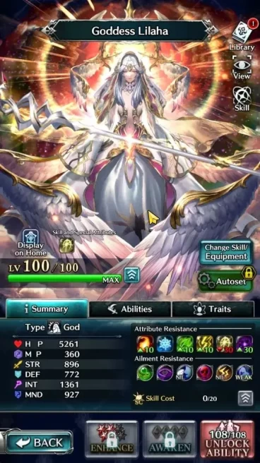 GLOBAL|Rank 10|3110 Crystal|Goddess Lilaha,NY Maihime Kynei,Moment's Archbeing Megius,Etc|1 UR & 12 SSR Ark|Code Only(LC1236)