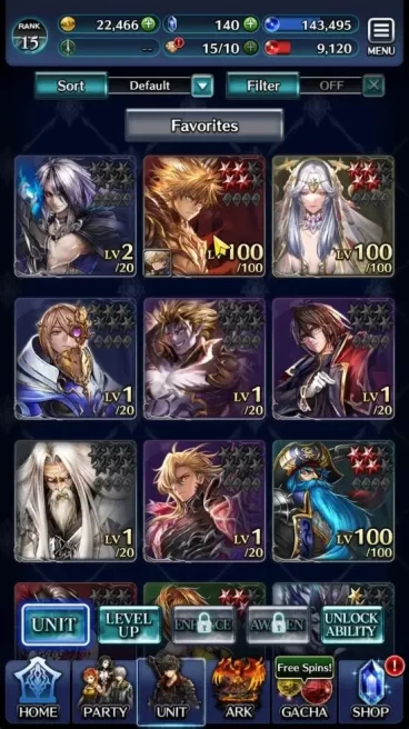 GLOBAL |Rank 15| Arkh King of Dragons, Lonardo, Goddess Lilaha, Etc | Total 13 units | 2 UR and 11 SSR |Code Only(LC1235)