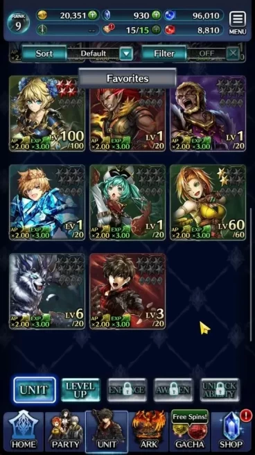 GLOBAL |Rank 9| Goddess Lilaha, AOG,Labyreth, Spirit Maiden Sera, Etc |2 UR, 2 LR, & 17 SSR Arks.|Code Only(LC1234)