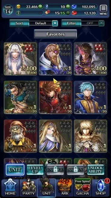 GLOBAL|Rank 14|Top Tier Unit [Goddess Lilaha,Moment's Archbeing Megius,Spirit Maiden Theria]|3 UR & 9 SSR Ark|Code Only(LC1240)