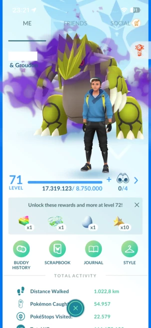 Level 71, 1 Mythical IV100, 156 Shiny, 196 Legendary, 18 IV 100, 7 Shiny Legendary, 49 Shadow Legendary