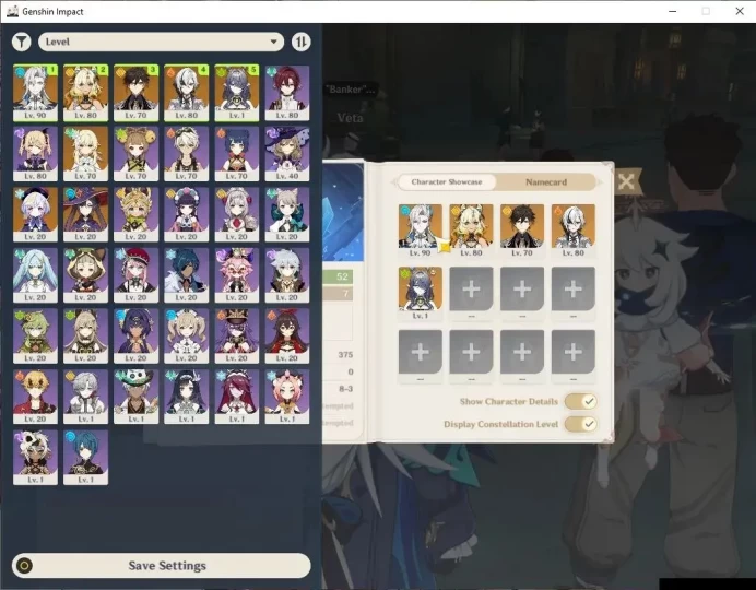 ASIA|AR 52|5Limited +30(*4Character)|NeuvilleteC1,Xilonen,Arelch,Zhongli,Lauma|McFemale|ReuniOn|TakeMail|(GI6380)