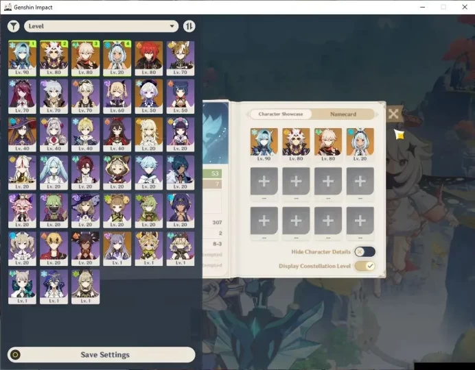 ASIA|AR53|4Limited+1(*5Weapon)|Eula,Kazuha,Mualani,Arrataki|Low Explore Map|McFemale|TakeMail|(GI6379)