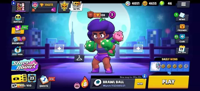 81 Brawlers/19000 Trophies/ 157 skins