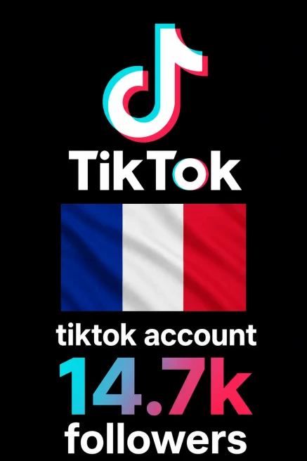 FR France| Account | TikTok Account 14.7k Real Followers 130.8k Likes Full access+Live Acess