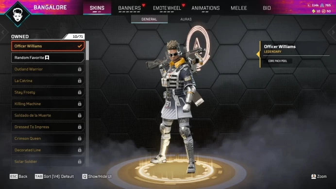 AP456 Level 576, Rookie rank, 132 Legendaries