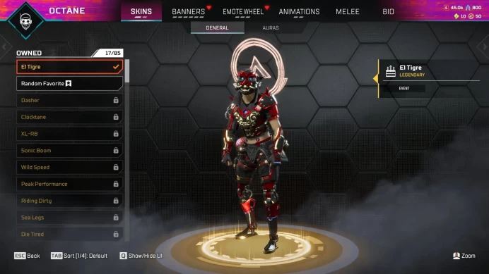 AP457 Revenant Heirloom, Level 509, 158 Legendary skins, Full Access