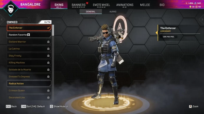 AP458 Level 229, 69 Legendary skins, Full Access