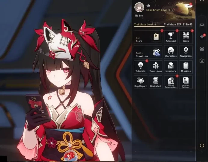 EU|TL 3|1 Limited [Sparkle]| 1 Golden Companion Spirit | 1696 Stellar Jade |20 SRP,2 Special Pass|MC FeMale|TakeMail(HSR6969)