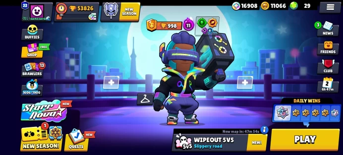 [Code A157] Level 152 / 53k Trophy + 214 Skins / Very Cheap