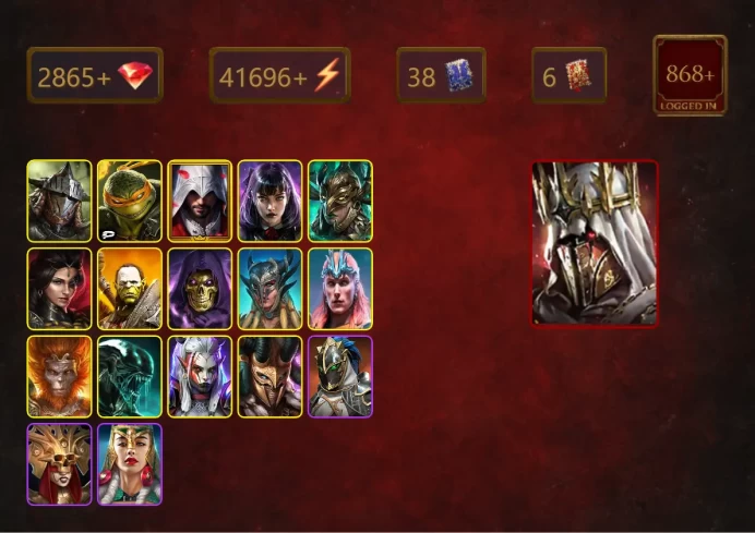 [STARTER]Siegfrund+Acrizia+Rathalos+Michelangelo+Ezio Auditore+Alice+Leminisi the Gold-Wing+Adelyn+Artak+Skeletor+Scyl+36Epics