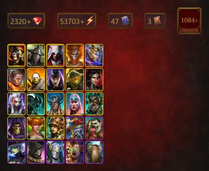 [STARTER]Trunda+Cecilia the Red Hope+Deathknight+Rathalos+Ruel+Ezio Auditore+Wukong+Deliana+Ronda+Artak+Alice+56Epics