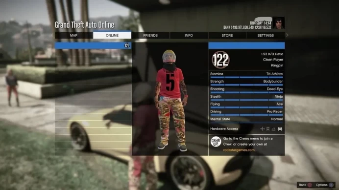 GTA7 PS5 PS4 Level 122 $500B 4x Fast Run Inactive Since 2016
