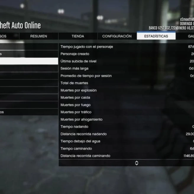 GTA8 PS4 Level 1293 $252M 4x Fast Run Halloween Face Paints Male