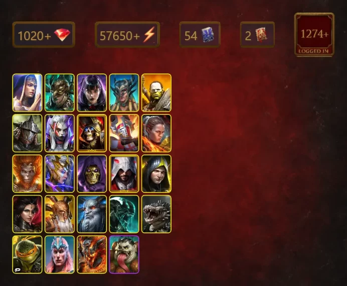 [STARTER]Martyr+Tekteon Fissureflesh+Leminisi the Gold-Wing+Alice+Scyl+Artak+Rathalos+Visix+Deathknight+Errol+Ronda+57Epics