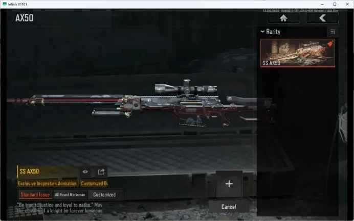 MOBILE | Lvl 30 | SV 26,4M | CV 19M | SS AX50, Abomi. Vector 9, Speed SQB M110, more skins |Check SS(AB382B)