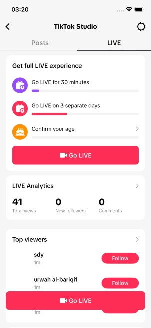 BLACK Sabbath/72K Real Followers+14M Real Likes/ Tiktok Shop For Creator/ Live Stream/ Full Access