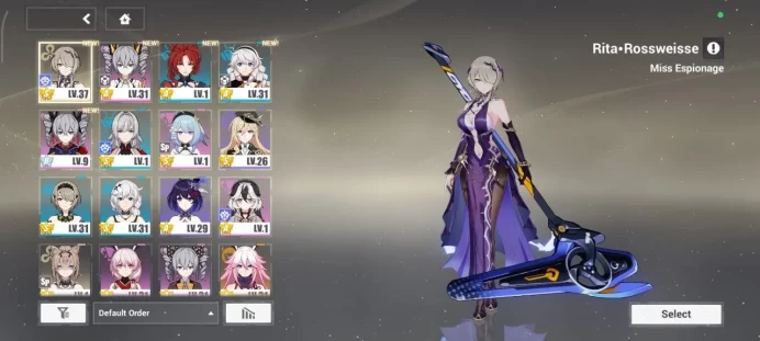 HI2//Miss Espionage 3/4 + S-rank Battlesuit option