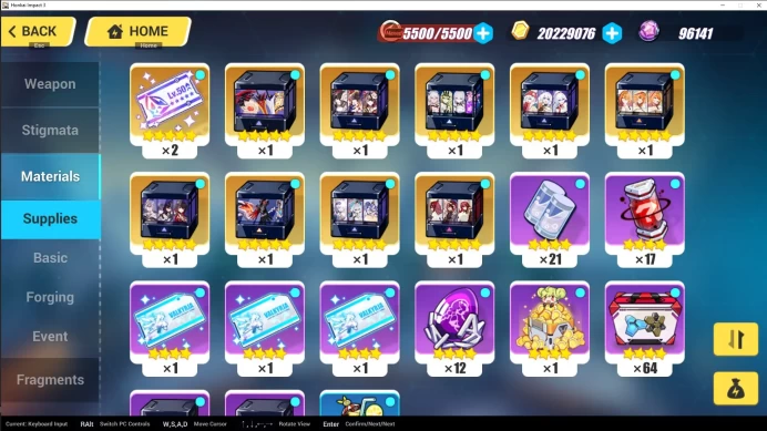 HI6//Server SEA Level 80 7000 crystals + Vita 4/4 with skin, Senadina, Theresa, Senti Story completed only up to and including Chapter 9 No loss