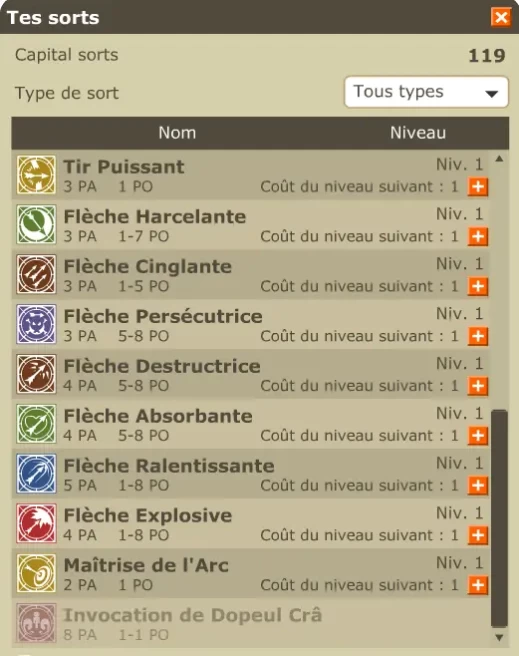 SOLD!! -  Cra Level 120 Perfect for PVP/PVM never authenticated and secure 100% Garantie