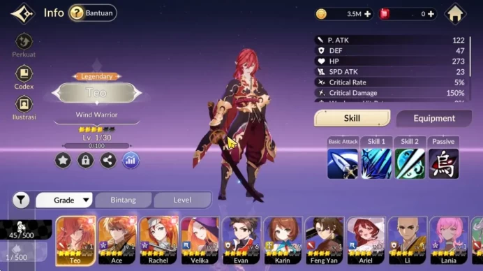 [Re;BIRTH] Global|Fresh Starter 4 Legendary(Teo,Ace,Rachel,Velika)3.5M Gold|Log Netmarble|Android&IOS|CHECK SS(SKR754)