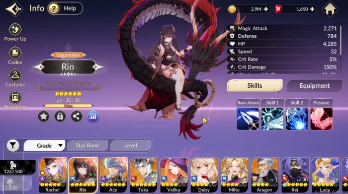 Global|8 Legendary(Rin 6S + Ace 6S + Taka 6S + Rachel 5S + Etc)+ Legend Pet Richel 1,6k Ruby| Log Google|Check SS(SKR775)