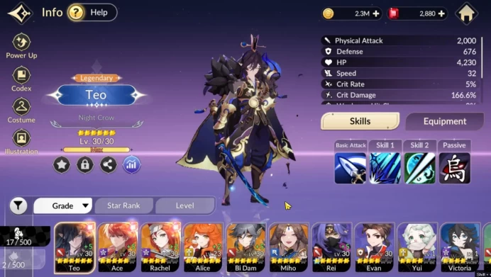 GLOBAL 6 LEGENDARY | Theo 6S + Alice 6S + Ace 5S + Bi Dam 5S + Miho 5S + Rachel|2889 Ruby|Netmarble|SS(SKR777)