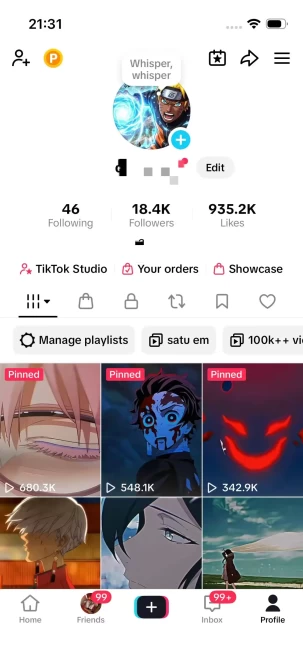 Blowout Sale/18K Real Followers+900K Real Likes/ Tiktok Shop For Creator/ Live Stream/ Full Access